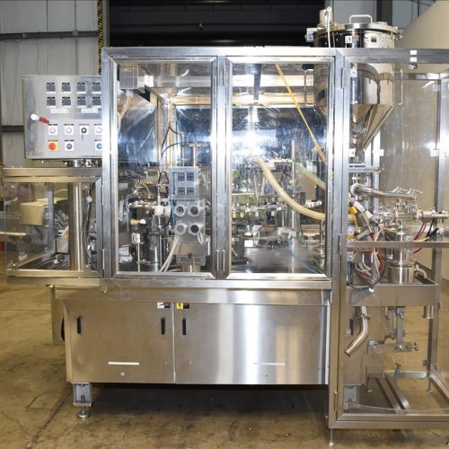 Toyo Jidoki Model TT9CW 90 PPM Rotary Preformed 30 – 80 PPM Pouch Filler/Sealer
