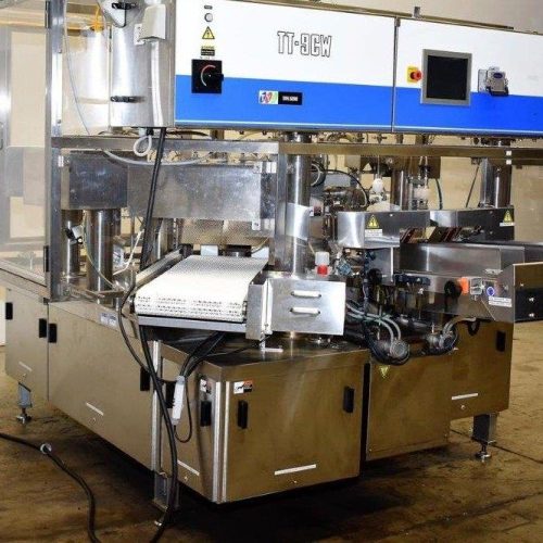 Toyo Jidoki Model TT9CW 90 PPM Rotary Preformed 30 – 80 PPM Pouch Filler/Sealer
