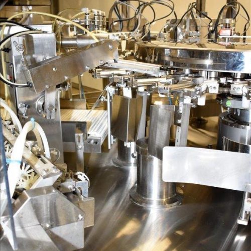 Toyo Jidoki Model TT9CW 90 PPM Rotary Preformed 30 – 80 PPM Pouch Filler/Sealer