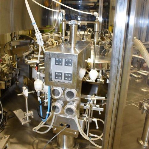 Toyo Jidoki Model TT9CW 90 PPM Rotary Preformed 30 – 80 PPM Pouch Filler/Sealer