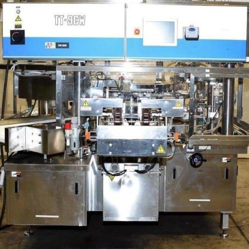 Toyo Jidoki Model TT9CW 90 PPM Rotary Preformed 30 – 80 PPM Pouch Filler/Sealer
