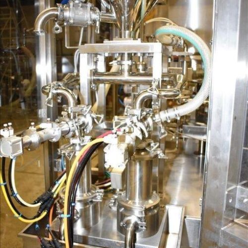 Toyo Jidoki Model TT9CW 90 PPM Rotary Preformed 30 – 80 PPM Pouch Filler/Sealer