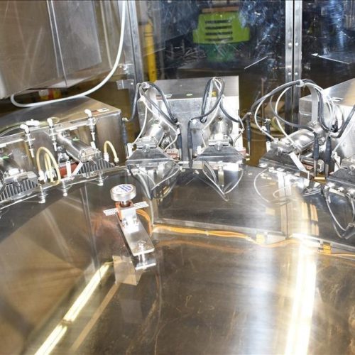 Toyo Jidoki Model TT9CW 90 PPM Rotary Preformed 30 – 80 PPM Pouch Filler/Sealer
