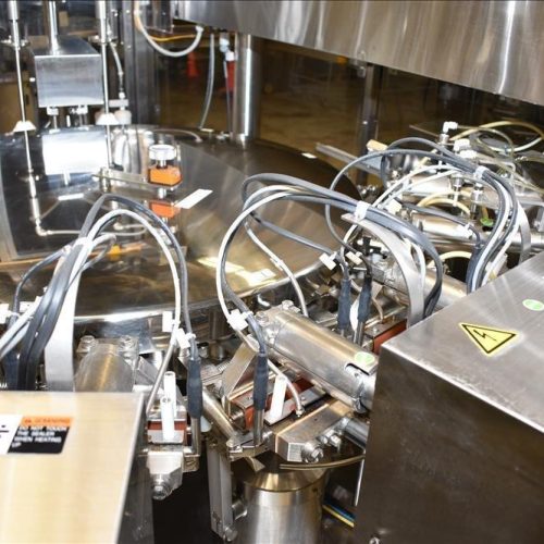 Toyo Jidoki Model TT9CW 90 PPM Rotary Preformed 30 – 80 PPM Pouch Filler/Sealer