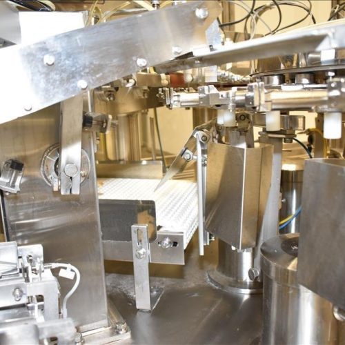 Toyo Jidoki Model TT9CW 90 PPM Rotary Preformed 30 – 80 PPM Pouch Filler/Sealer