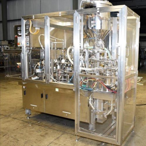 Toyo Jidoki Model TT9CW 90 PPM Rotary Preformed 30 – 80 PPM Pouch Filler/Sealer