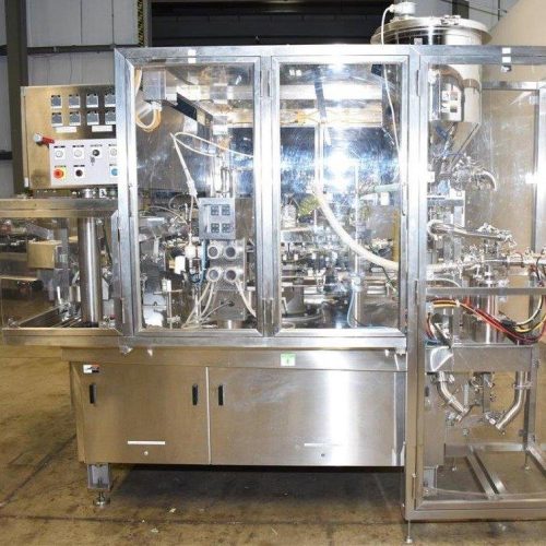 Toyo Jidoki Model TT9CW 90 PPM Rotary Preformed 30 – 80 PPM Pouch Filler/Sealer