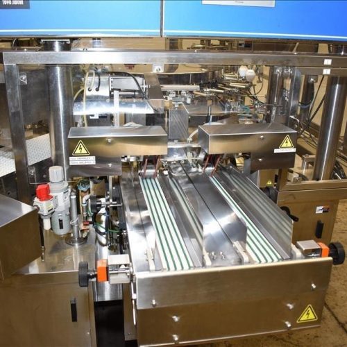 Toyo Jidoki Model TT9CW 90 PPM Rotary Preformed 30 – 80 PPM Pouch Filler/Sealer