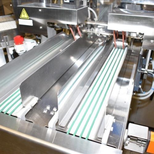 Toyo Jidoki Model TT9CW 90 PPM Rotary Preformed 30 – 80 PPM Pouch Filler/Sealer