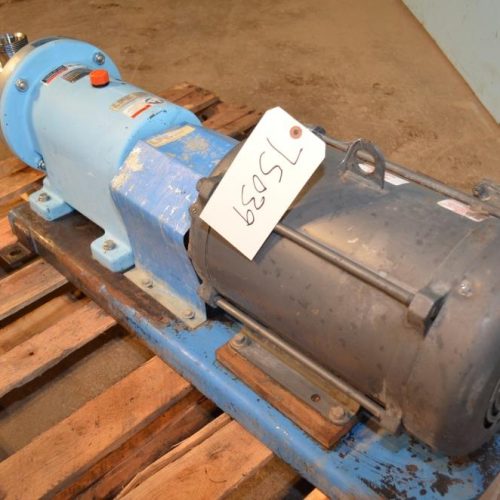 Waukesha Model SP4 10 HP S/S Inline Shear Pump