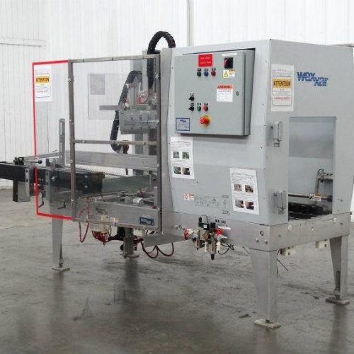 Wexxar Model WF615T Automatic S/S Case Erector with Bottom Tape Sealer