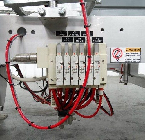 Wexxar Model WF615T Automatic S/S Case Erector with Bottom Tape Sealer