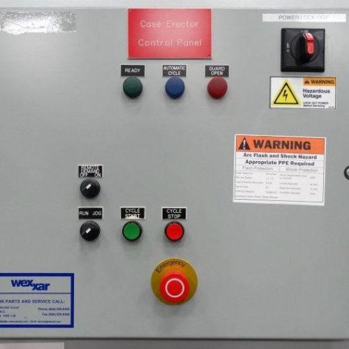Wexxar Model WF615T Automatic S/S Case Erector with Bottom Tape Sealer
