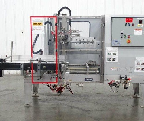 Wexxar Model WF615T Automatic S/S Case Erector with Bottom Tape Sealer