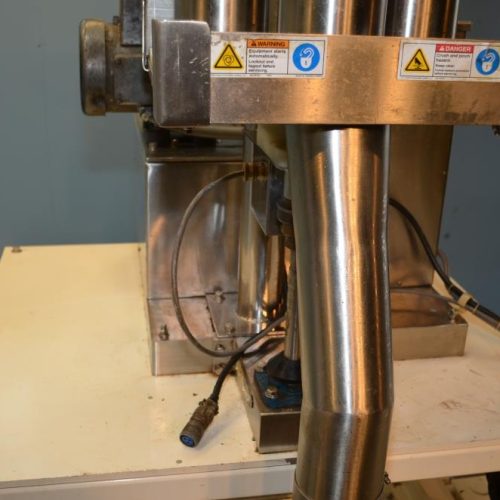 Hayssen 1216HR 60 ppm VFFS with Speedee Volumetric Filler and Registration and Coder