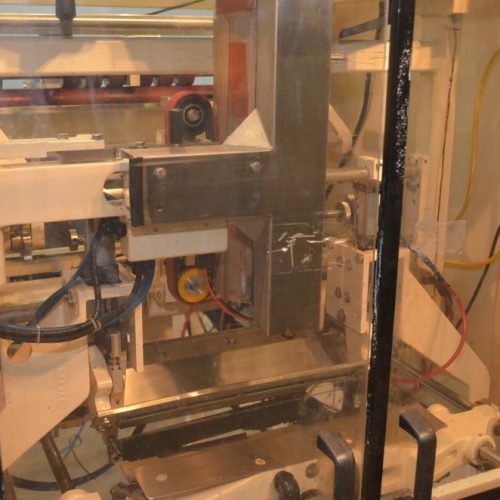 Hayssen 1216HR 60 ppm VFFS with Speedee Volumetric Filler and Registration and Coder