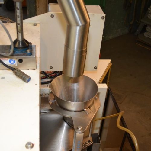 Hayssen 1216HR 60 ppm VFFS with Speedee Volumetric Filler and Registration and Coder