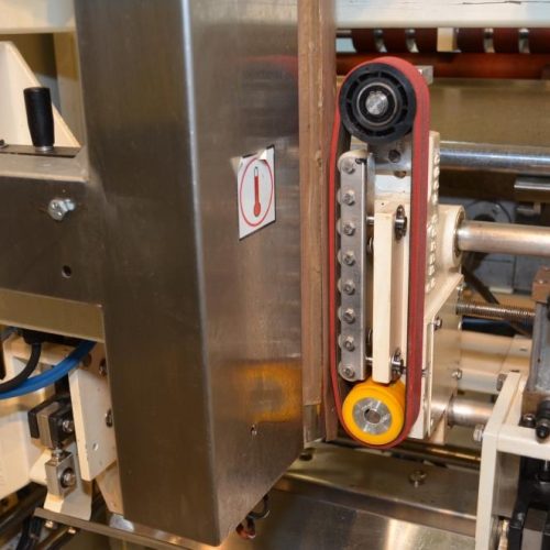 Hayssen 1216HR 60 ppm VFFS with Speedee Volumetric Filler and Registration and Coder
