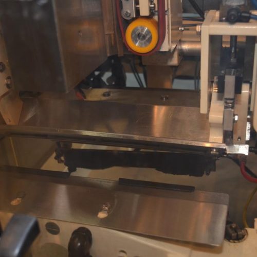 Hayssen 1216HR 60 ppm VFFS with Speedee Volumetric Filler and Registration and Coder