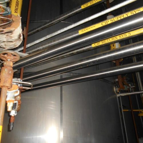 6,000 Gallon Crepaco S/S Vertical Agitated Ammonia Jacketed Silo