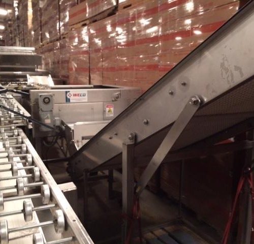 A and B Packing Fruit Vegetable Weigh and Fill Packaging Line