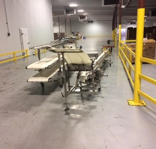 A and B Packing Fruit Vegetable Weigh and Fill Packaging Line