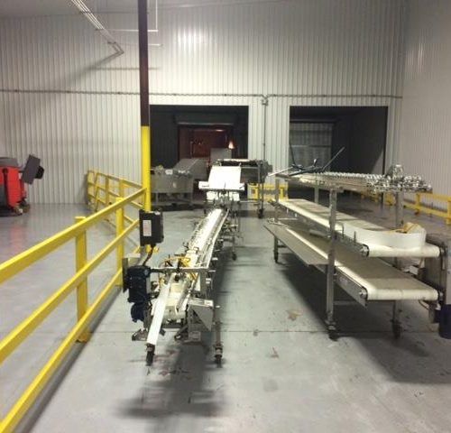 A and B Packing Fruit Vegetable Weigh and Fill Packaging Line