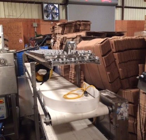 A and B Packing Fruit Vegetable Weigh and Fill Packaging Line