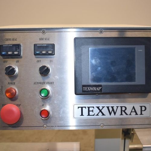 Texwrap Model 2201SS Continuous Motion Side Seal Horizontal Shrink Wrapper
