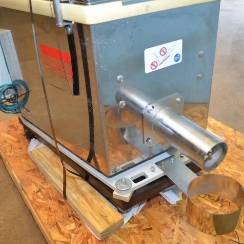 Brabender 3in Dia, 1,300 lb PH Single Screw Digital Control S/S Loss in Weight Feeder