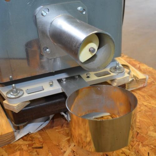 Brabender 3in Dia, 1,300 lb PH Single Screw Digital Control S/S Loss in Weight Feeder