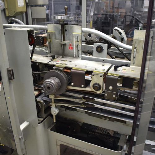 Jones Model CMV5 Semi Auto 100 CPM Continuous Motion Vertical Tuck Cartoner