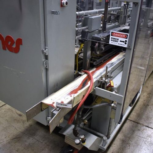 Jones Model CMV5 Semi Auto 100 CPM Continuous Motion Vertical Tuck Cartoner