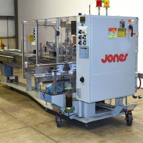 Jones Model CMV5 Semi Auto 100 CPM Continuous Motion Vertical Tuck Cartoner