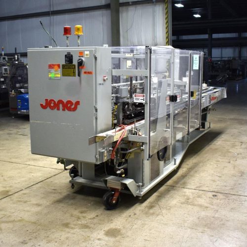 Jones Model CMV5 Semi Auto 100 CPM Continuous Motion Vertical Tuck Cartoner