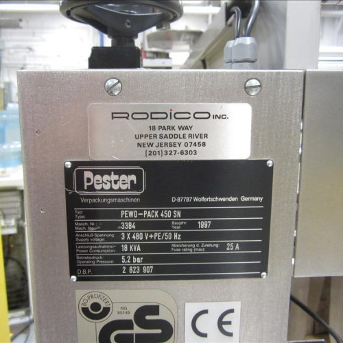 Pester Pewo Pack 450 Shrink Bundler and Tunnel