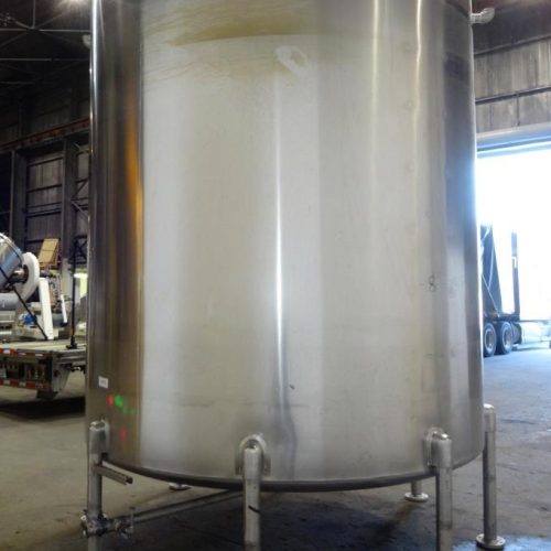 5,000 Gall DCI S/S Vertical Single Wall dished heads Tank