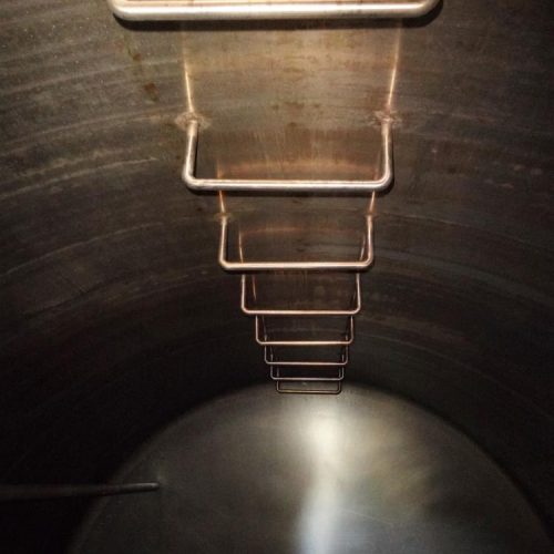 5,000 Gall DCI S/S Vertical Single Wall dished heads Tank