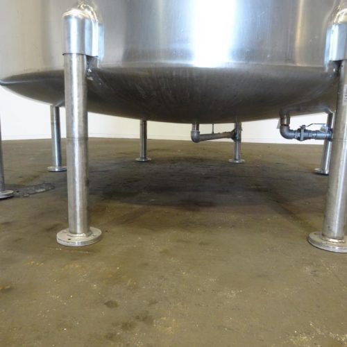5,000 Gall DCI S/S Vertical Single Wall dished heads Tank