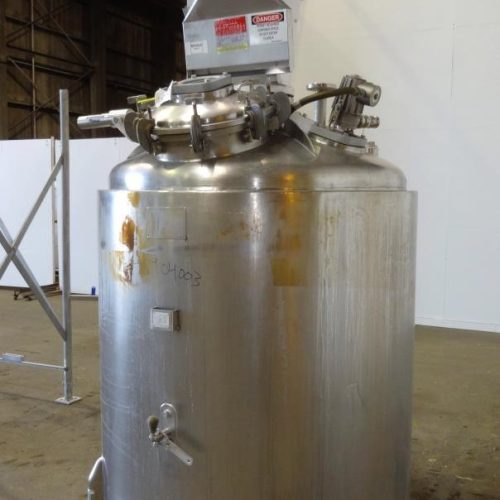 500 Gallon Perma San WillFlow S/S Vertical Jacketed Agitated Cooker/Cooler Tank