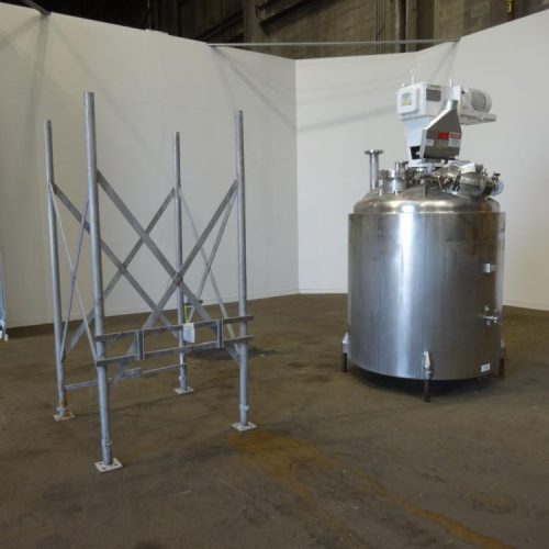 500 Gallon Perma San WillFlow S/S Vertical Jacketed Agitated Cooker/Cooler Tank