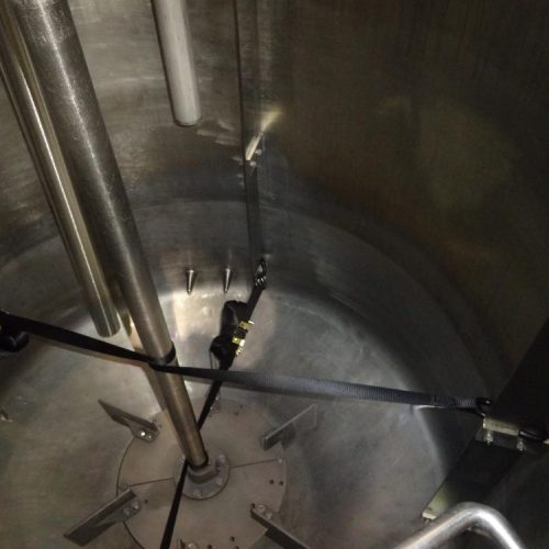 500 Gallon Perma San WillFlow S/S Vertical Jacketed Agitated Cooker/Cooler Tank