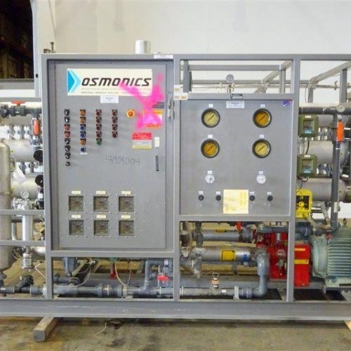 Osmonics 40 GPM S/S Tubes Skidded Reverse Osmosis System
