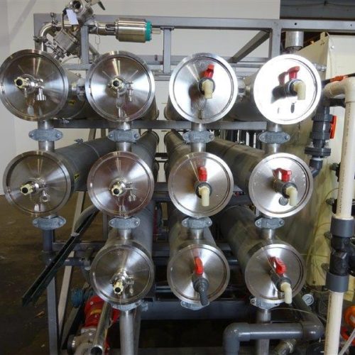 Osmonics 40 GPM S/S Tubes Skidded Reverse Osmosis System