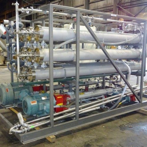 Osmonics 40 GPM S/S Tubes Skidded Reverse Osmosis System