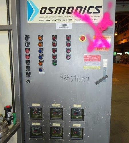 Osmonics 40 GPM S/S Tubes Skidded Reverse Osmosis System