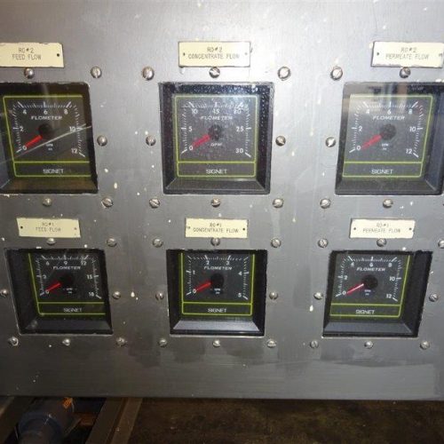 Osmonics 40 GPM S/S Tubes Skidded Reverse Osmosis System