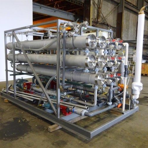 Osmonics 40 GPM S/S Tubes Skidded Reverse Osmosis System