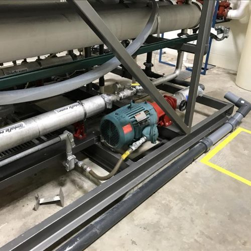 Osmonics 40 GPM S/S Tubes Skidded Reverse Osmosis System