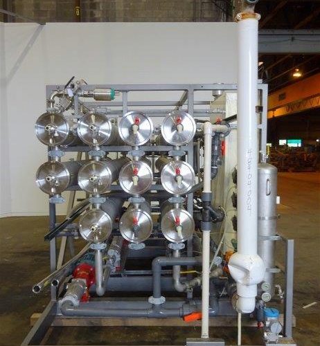 Osmonics 40 GPM S/S Tubes Skidded Reverse Osmosis System